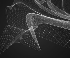 Abstract black polygon texture HD picture 02