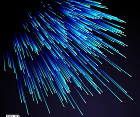 Abstract colorful light line vector illustration 08