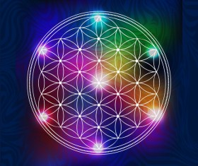 Abstract diamond shaped geometric symbols Stock Photo