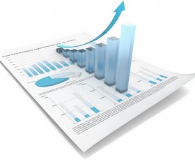 Abstract financial document Stock Photo 01