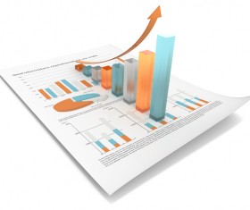 Abstract financial document Stock Photo 02