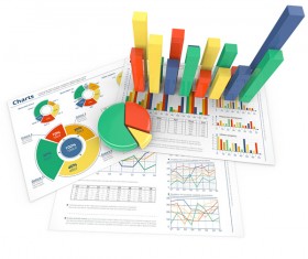 Abstract financial document Stock Photo 03