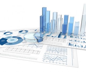 Abstract financial document Stock Photo 04