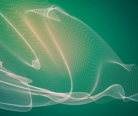 Abstract green polygon texture HD picture