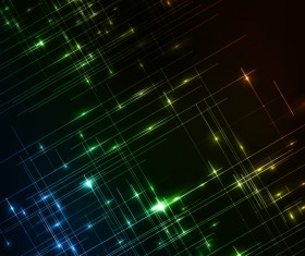 Abstract neon shiny background vector material 01