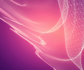 Abstract red polygon texture HD picture 01