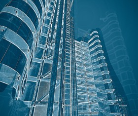 Architectural architecture abstract blueprint 03