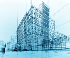 Architectural architecture abstract blueprint 05