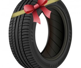 Auto tires design vector set 01