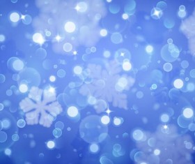 Beautiful snowflake with blue background vector 01