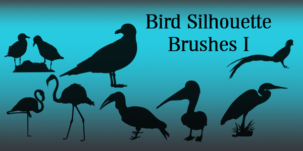 Bird Silhouette photoshop brushes