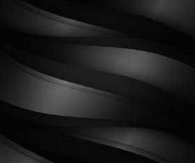 Black elements abstract waves backgrounds