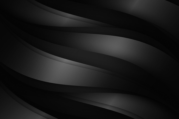 Black elements abstract waves backgrounds