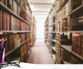 Books and bookcases Stock Photo 04