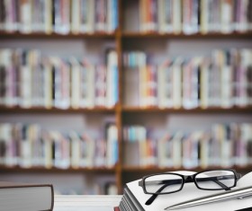 Books and bookcases Stock Photo 05