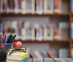 Books and bookcases Stock Photo 08