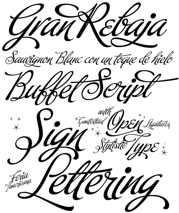 Buffet Script Fonts