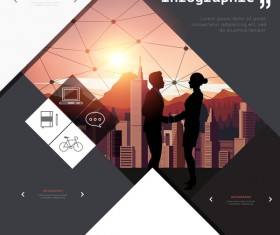 Business Infographic creative design 4602