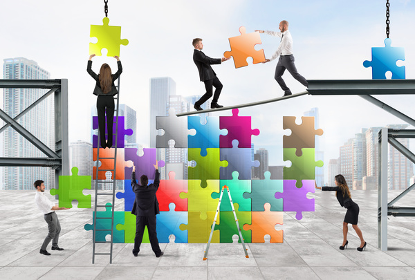 Business Teamwork Puzzle HD picture
