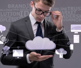 Businessman in business concept Stock Photo  01