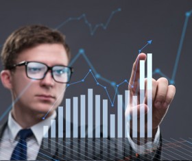 Businessman in business concept Stock Photo 07