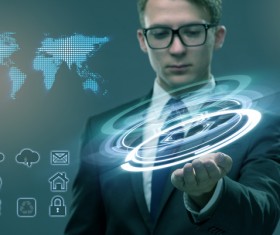 Businessman in business concept Stock Photo 08