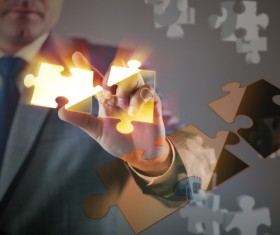 Businessman in business concept Stock Photo 09