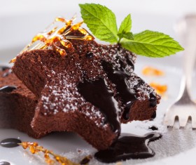 Chocolate juice Delicious Christmas cookies Stock Photo