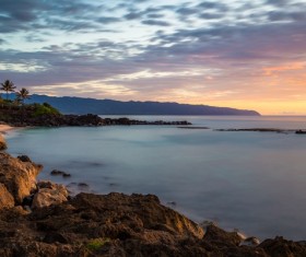 Sunset Tranquil beach