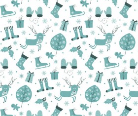 Christmas seamless pattern vector design