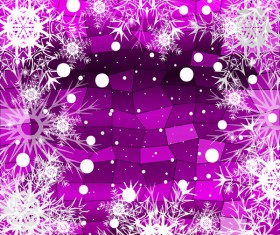 Christmas snowflake with shiny polygon background vector 23