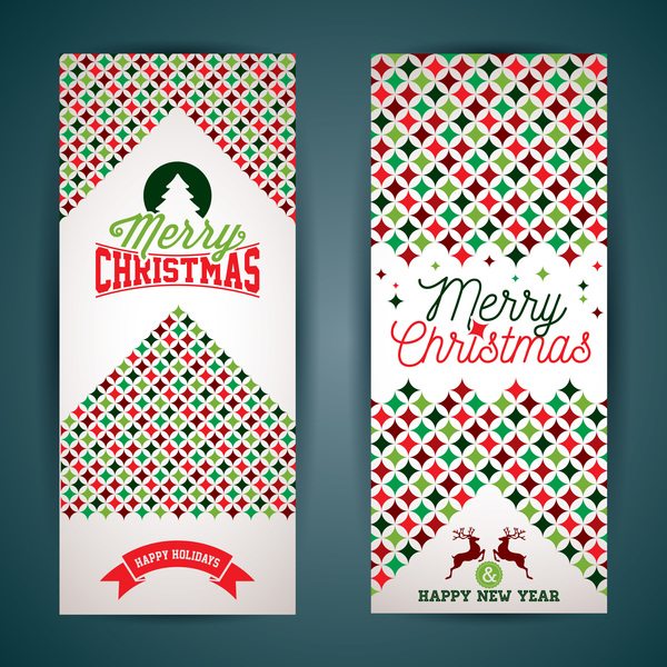 Christmas vertical banner creative design 03