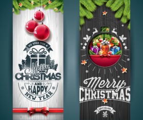 Christmas vertical banner creative design 04