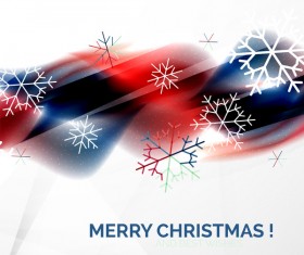 Christmas wishes card with snowflake vector 10