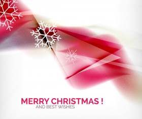 Christmas wishes card with snowflake vector 11
