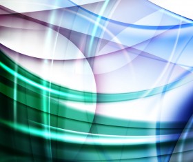 Colored light waves backgrounds vector material 03