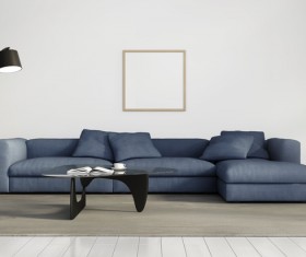 Contemporary modern wall system living room Stock Photo 10