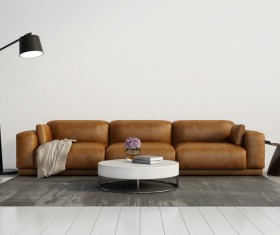 Contemporary modern wall system living room Stock Photo 11