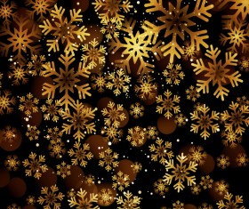 Creative snowflake background vector material 02