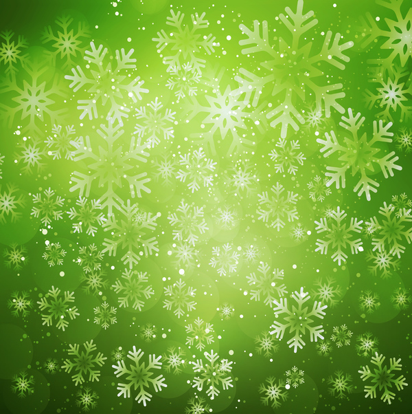 Creative snowflake background vector material 05