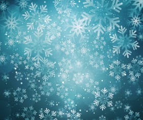 Creative snowflake background vector material 07