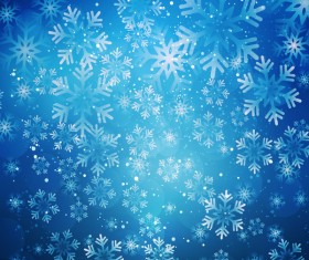 Christmas snowflake baubles background vector - Vector Background ...