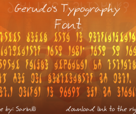 Creative typography fonts