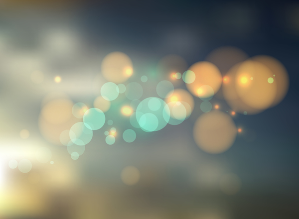 Dark Light With Bokeh Burs Background Vector Free Download