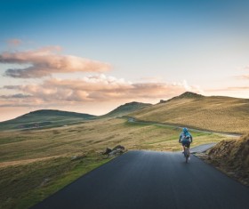 Road bike enthusiasts Stock Photo