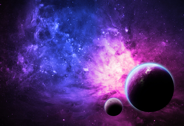 Deep space and planets HD picture