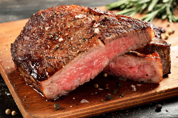 Delicious five-split beef steak HD picture