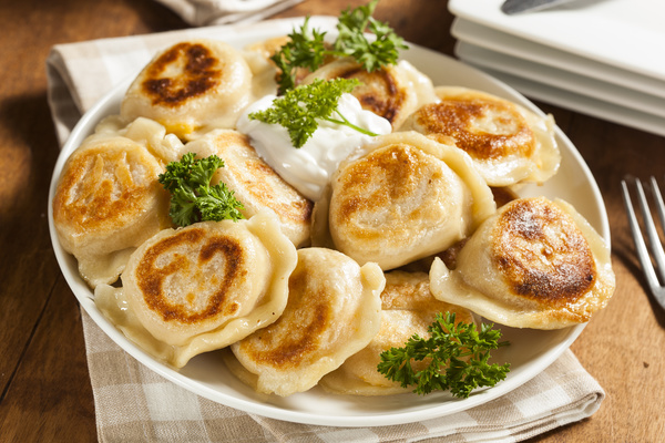 Delicious fried dumplings in Italian style HD picture