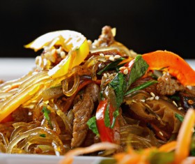 Delicious fried mustard HD picture 01