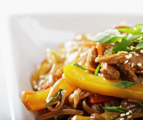 Delicious fried mustard HD picture 02